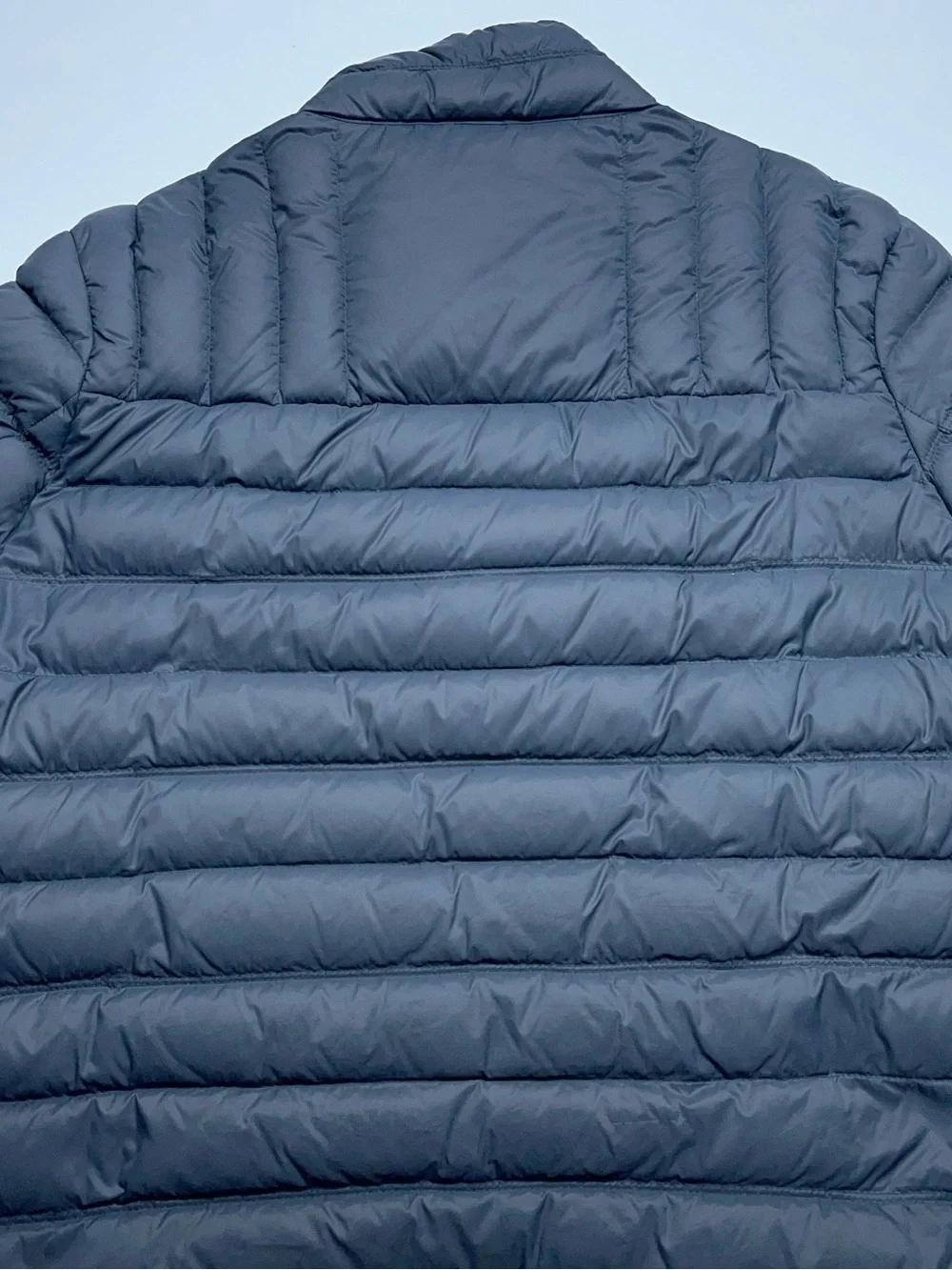 Tommy Hilfiger Down Puffer Jacket Mens Size XL Gray Lightweight Packable